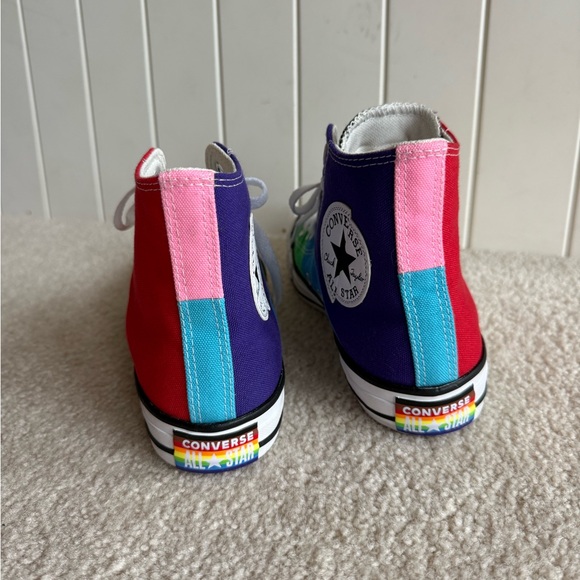 Unisex Converse Chuck Taylor All Star Pride Rainbow Sneakers A06032C M 5 W 7 - Picture 3 of 7